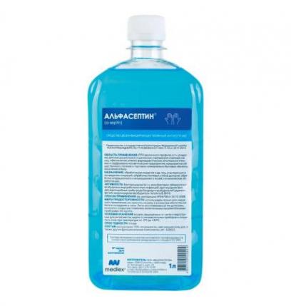 Альфасептин кожный антисептик 1 л